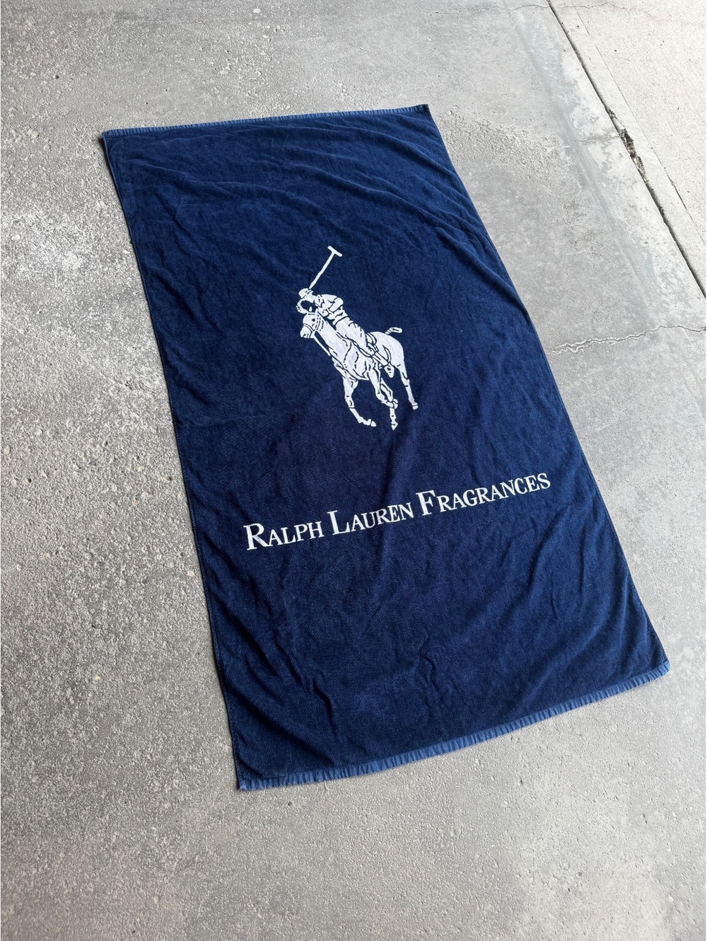 Ralph Lauren Fragrances Navy Blue Pony Towel